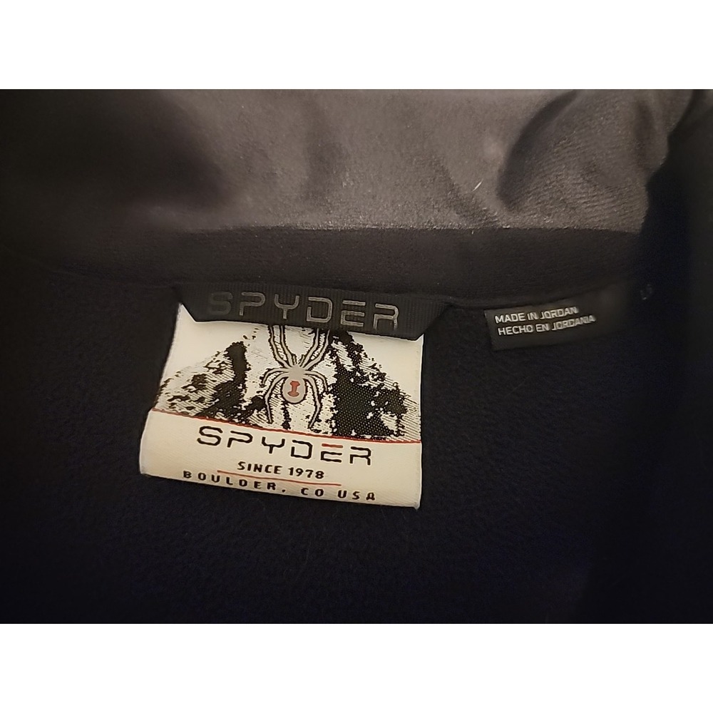 SPYDER Half Zip Midweight Core Sweater In Black - Size L - Style #199306 - Picture 3 of 6